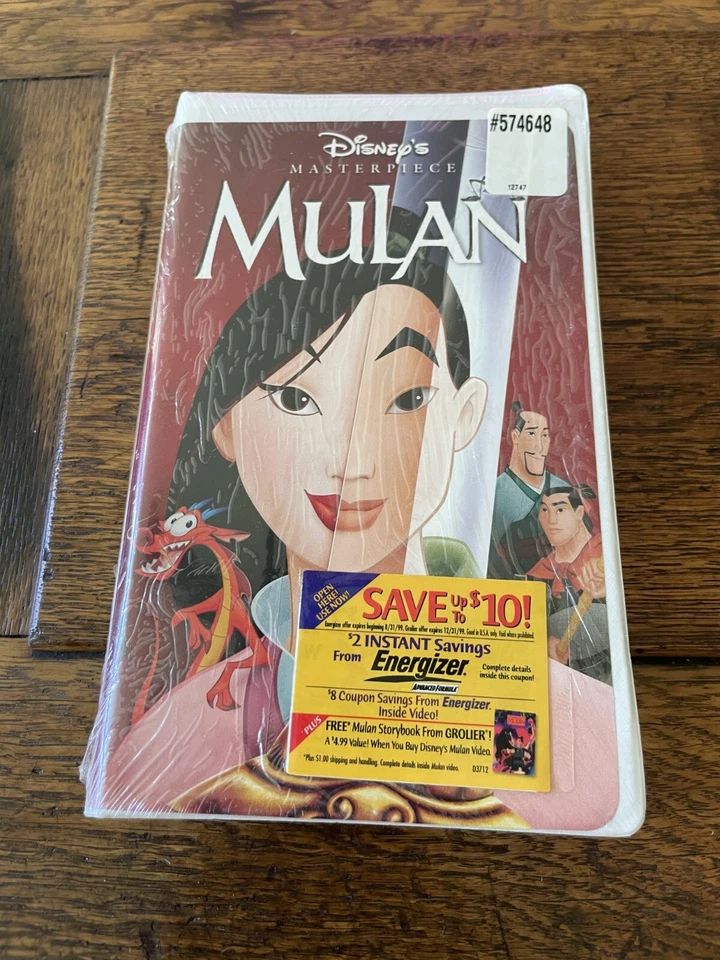 Mulan 1999 Walt Disney Masterpiece Collection Animated VHS Video Tape NEW Sealed - Image 1 of 1