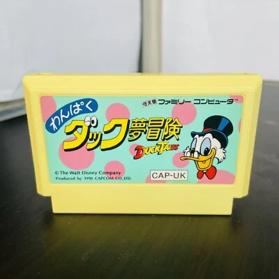 Duck Tales Wanpaku Duck Yumebouken Nintendo Famicom Capcom 1988 CAP-UK Retro - Image 1 of 4