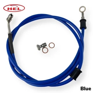 Manguera de freno delantera hidráulica de acero inoxidable Vespa PX Disc LML HEL - azul - Imagen 1 de 3