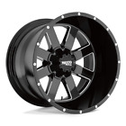  4  Moro Metal Wheels Mo962   Gloss Black Milled 5X55 150  20X10   24Mm