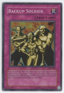 Backup Soldier PSV-028 Lightly Played LP Super Holo Rare Yugioh Card 2002 - Picture 1 of 2