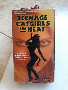 RARE Teenage Catgirls In Heat VHS 1994 Troma Team Video Cat Girls Cult Horror - Picture 1 of 14