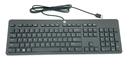 HP USB Wired Slim Keyboard; Brand New 803181-001 - Image 1 of 2