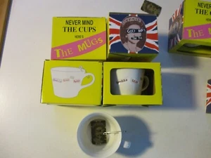 PUNK MUG W/ SAFETY PIN NIRVANA SMELLS LIKE TEA SPIRIT CUP NEW SEX PISTOLS CLASH - Picture 1 of 9