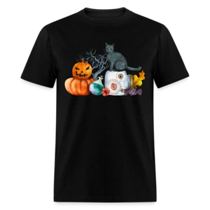 Pumpkins and Potions Halloween T Shirt Family Funny T Shirt - Picture 1 of 12
