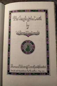Wilson MACDONALD. The angels of the earth. 1963. 1st edition. 1 of 100 copies. - Imagen 1 de 2
