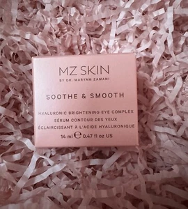 MZ SKIN Soothe & Smooth Hyaluronic Brightenng EYE Complex 14ml - Boxed - Picture 1 of 3