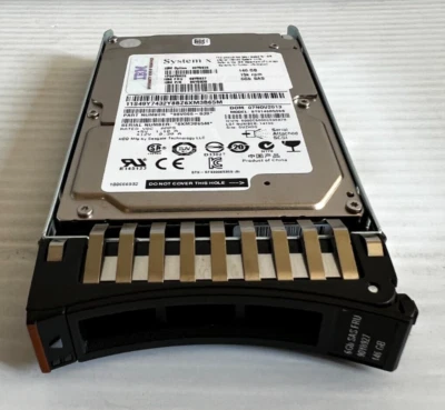 IBM 90Y8926 90Y8927 90Y8930 146GB 15K 6Gb 2.5in SFF SAS HDD w/ tray - Image 1 of 2