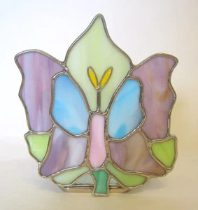 Buntglas Schmetterling Kerzenhalter Mehrfarbig 4 bis 5 cm - Bild 1 von 7