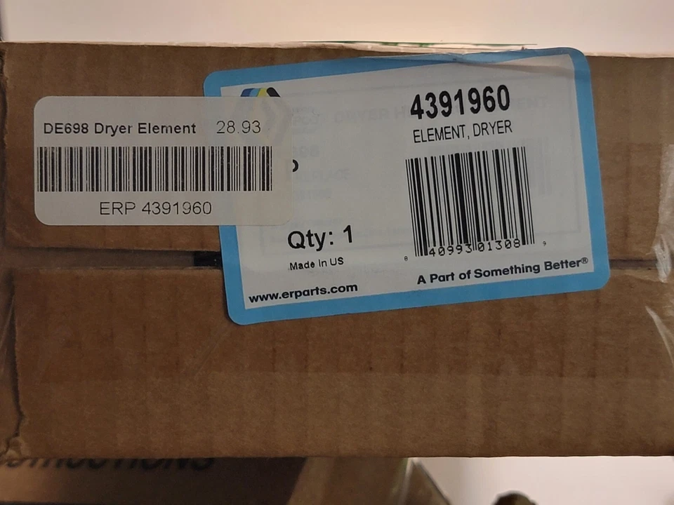 NEW ERP 4391960 Whirlpool Dryer Element - Image 1 of 1