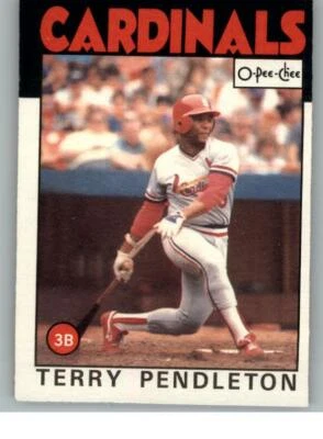 1986 O-Pee-Chee #321 Terry Pendleton (ref 129533) - Image 1 of 2