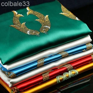 5pcs 250cm 98in Eight Auspicious Embroidered Tibetan Traditional Khata Scarf - Picture 1 of 10