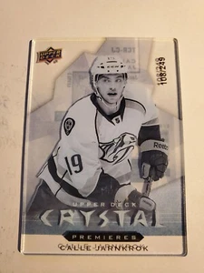 2014-15 UD Trilogy Crystal Rookies Tier 2 #TCR-CJ Calle Jarnkrok /249 Read - Picture 1 of 3