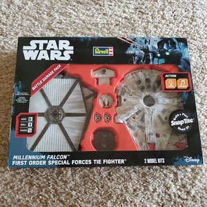 Star Wars Battle Damage Pack Millennium Falcon & Tie Fighter -  Revell - NEW - Picture 1 of 7