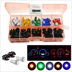 12V 30 Sets Car Dash Light T5 Instrument Panel Cluster Plug Mixed LED Lights Kit - Picture 1 of 11