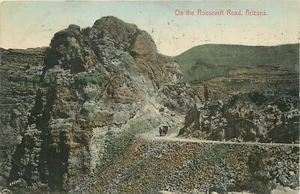 Postal de Arizona On the Roosevelt 1910 coloreada a mano Berryhill #629 25-4161 - Imagen 1 de 2