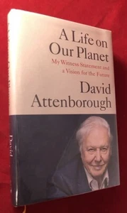 David ATTENBOROUGH / Life on Our Planet My Witness Statement Signed 1st ed 2020 - Picture 1 of 2