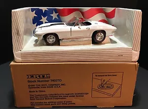 Ertl 1967 Chevrolet Corvette L-88 White 7403TO American Muscle Convertible Chevy - Picture 1 of 9