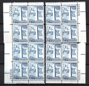 US Sc #1034 MNH 1959 MATCHED SET 2½¢ PLATE BLOCKS BUNKER HILL PL#26308 - Picture 1 of 1