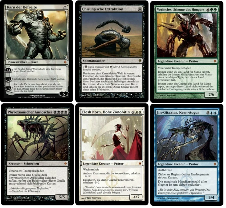 Komplett-Set  DAS NEUE PHYREXIA / new  - deutsch -  Karn+Surgical+Obliterator - Bild 1 von 1