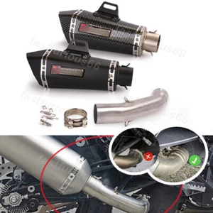 Exhaust Mid Link Pipe 51mm Muffler Modified For Duke 125 250 390 RC390 2021-2022 - Picture 1 of 13