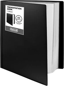 Dunwell 60 Pocket Presentation Book Binder 120 Pages Customizable Document Or... - Picture 1 of 9