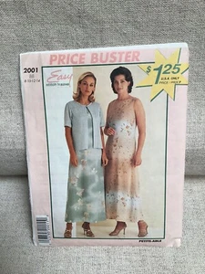 McCall’s Sewing Pattern 2001 Misses Dress and Jacket Sz 8-14 Uncut FF - Picture 1 of 2