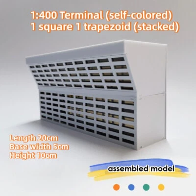 1:400/200 Diorama  Aircraft Airliner Airport Terminal Tarmac Architectural Model - Image 1 of 4