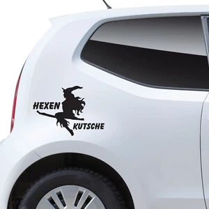 Pegatina de escoba de coche de brujas pegatina pared puerta salón coche decoración calcomanía - Imagen 1 de 24