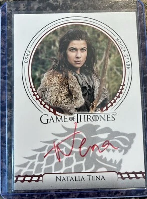 Game Of Thrones Complete Series Volume 2 Natalia Tena as Osha Autograph Red - Image 1 of 2