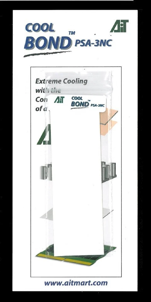 AI Technology COOL-BOND PSA-3NC Thermal Adhesive Tape Pad Interface TIM - Image 1 of 1
