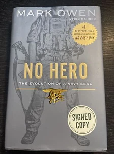 SIGNED No Hero by Mark Owen Navy Seal Team Six - Picture 1 of 7