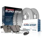 Esk5196 Powerstop Brake Disc And Pad Kits 2-Wheel Set Rear For Volvo S60 Xc70