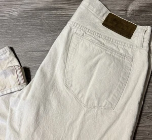 Todd Snyder Japanese Selvedge Slim Fit Button Fly White Jeans Size 33x32 (34x32) - Picture 1 of 15
