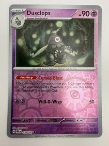 Pokemon TCG Card Prismatic Evolutions 036/131 Dusclops Reverse Holo - Picture 1 of 1
