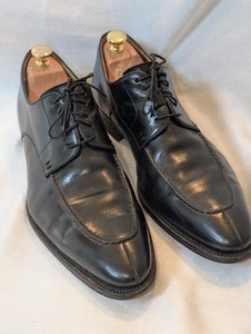 MAGNANNI Oxfords Dress Shoes Black Leather Sz. 11 1/2 M Spain Lace-Up Classic - Picture 1 of 9