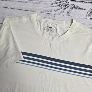 Marine Layer Weekend Sport Graphic T Shirt Performance Cream White Mens Large - Picture 1 of 8