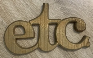 Holz geschnitzt etc Schild Holz Natur Deko Wandbehang - Bild 1 von 6