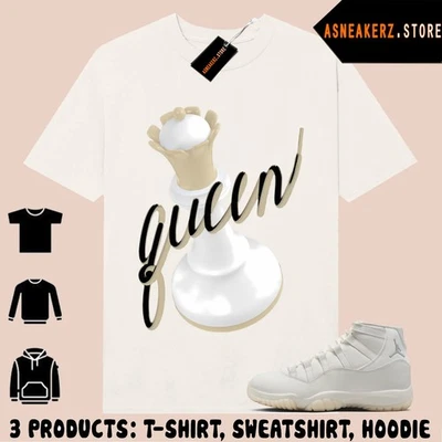 Camisa A Juego AJ 11 Perla Gran Final Zapatilla A Juego Camiseta Reina Ajedrez Camiseta Foto 1 de 2