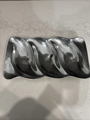 Bandeja para servir Pintel Collection by Towle 14" x 8" frío y caliente decoración INDIA Foto 1 de 4