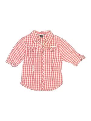 Camisa Rocawear Niñas Rosa Manga 3/4 Abotonada 8 Foto 1 de 2