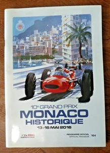 10º Gran Premio Monaco Historique 13-15 de mayo de 2016 Programa Oficial - Imagen 1 de 3