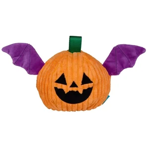 Bellen Kürbis Batty Flapperlantern Hundespielzeug Halloween alle Größen Quietschen Knistern - Bild 1 von 2