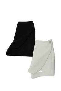Zara Womens A Line Mini Skorts Black Ivory White Size Extra Small Lot 2 - Picture 1 of 5