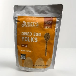 Judee’s Dried Egg Yolks Powder - 1.5 Lb - Baking Supplies - Exp 08/2026 - Picture 1 of 2