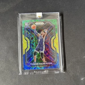 2020/21 Panini Prizm Tyrese Haliburton 262 Blue yellow Green Choice SP Rookie RC - Bild 1 von 2