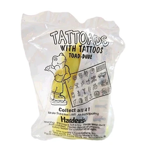 Vintage NOS Hardee's Tattoads With Tattoos Toad-Dude Small Collectible Toy 1994 - Picture 1 of 4