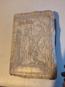 HEILIGE BIBEL LICHT DER WELTAUSGABE Illustriert / Brief King James (1954) - Bild 1 von 8