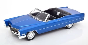 Cadillac Deville 1967 convertible escala 1/18 azul metálico fundido a presión - Imagen 1 de 5