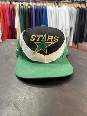 Vintage Dallas Stars SnapBack Hat Cap Large Logo Apex One Rare NHL Hockey - Image 1 of 4